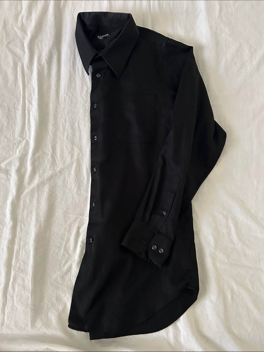 George Black Men's Long-Sleeve Dress Shirt